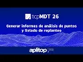 Generate point analysis reports and stakeout lists tcpMDT 26