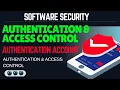 Authentication Access Control in IT Security authentication account authenti authorization