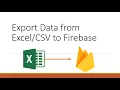 How to Export Data from Excel or CSV to Firebase Firestore Database in Flutter