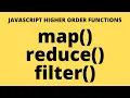 Map Reduce Filter Functions in JavaScript Higher Order Functions