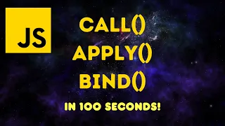 Call Apply and Bind Methods explained in 100 seconds - Learn JavaScript