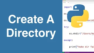 Create A Directory Python Tutorial