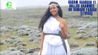 Adam Harun Fi Halloo Daawwee An Sumaan Faarsa Lyrics Oromo Music 2023  Adam Harun Fi Halloo Daawwee An Sumaan Faarsa Lyrics Oromo Music 2023