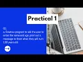 SYIT - Python Practical 1