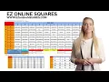 EZ ONLINE SQUARES Google sheets Forms create pools NFL Super Bowl NCAA College Football 2023 - 24