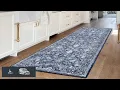 Hallway Runner 2x5 Printed Vintage Floral Washable Kitchen Runner Rug Non Slip Runners