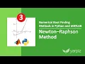 Newton Raphson Method - Numerical Root Finding Methods in Python and MATLAB