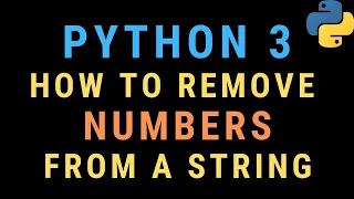 How to Numbers from a String in Python TUTORIAL Common Python Interview Question
