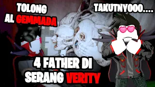 AKU DAN 4 FATHER TERJEBAK DI DUNIA VERITY BUATAN YANG HOROR ! SEREMNYOO !!