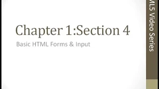 7 HTML Forms and Input Part 1 Development Technique