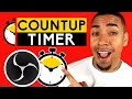 How to Add Count Up Timer Using OBS Studio