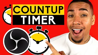 How to Add Count Up Timer Using OBS Studio