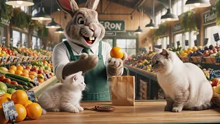 The Kitten Sold Oranges To Buy Salmon  - Kitten's Family