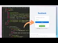 ASMR Programming - Facebook Login Page Design Using HTML CSS No Talking