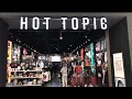 SHOPPING AT HOT TOPIC MERCHANDISE AND APPAREL STORE INSIDE AMERICAN DREAM MALL IN NEW JERSEY