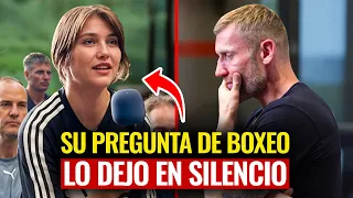 Boxeador olímpico desconcertado por una pregunta sobre sparring