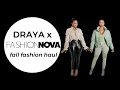 FASHIONNOVA FALL FASHION HAUL with Draya Michele