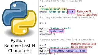Python String Remove Last n Characters