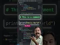 Python Comments