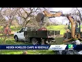 Thousands of pounds of debris left behind in hidden abandoned Roseville homeless encampments