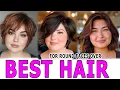 Best Hair for Round Faces Over 30 - 40