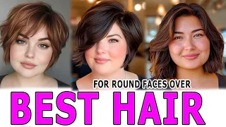 Best Hair for Round Faces Over 30 - 40