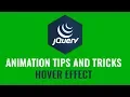 How to do a hover effect with jquery