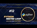 Python Nested Loop for loop and while loop