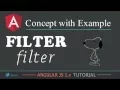 AngularJS 1 x Tutorial Filter filter