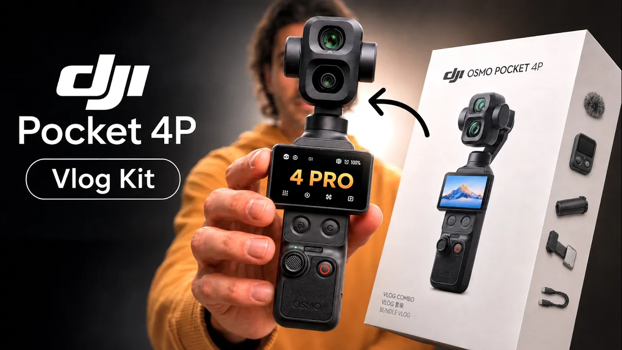 DJI Pocket 4 Pro: What's in the Vlog Kit?