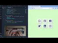 ASMR Programming - 3D Button for social media in HTML and CSS