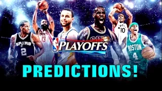 My 2017 NBA PLAYOFF Predictions FULL BRACKET