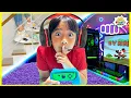 Download Lagu Ryan Build a Hidden Secret Gaming Room in the House!