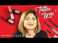 Maybelline New York Tattoo Brow 36h Brow Pencil Styling Brow Gel Review