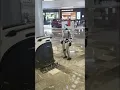 Download Lagu Oops! What happens when a China-made humanoid robot encounters a clean robot in a shopping mall
