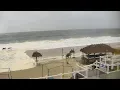 Nor Easter in Sea Bright NJ at Donovans Reef Beach Bar