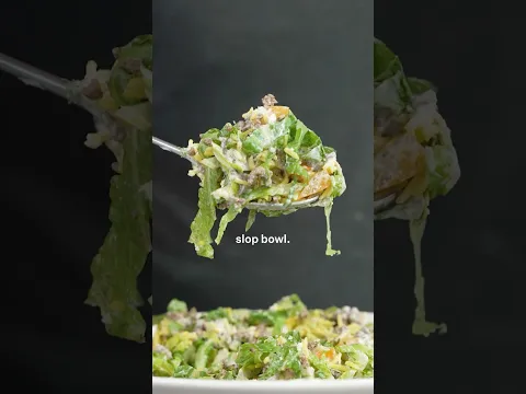 We have slop bowls at home.