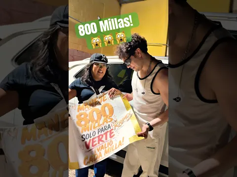 Viajó muchísimo!! Qué gran #superfan