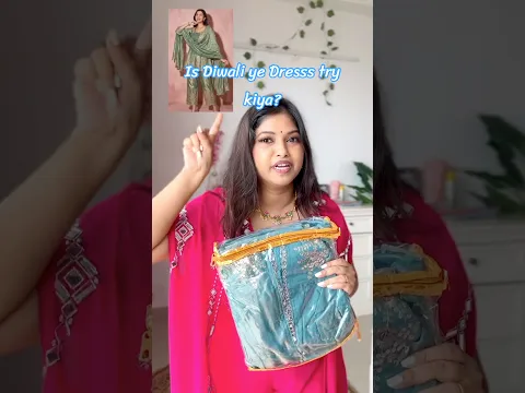 Is Diwali ye dresss tray karo #fashion #fashiontrends2026 #fastival #indowesterndress
