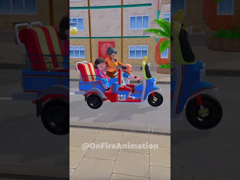 The friends got in the Tuk Tuk! 😱😲