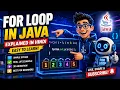 For Loop in Java Explained in Hindi Java Tutorial for Beginners 3D Animation