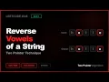LeetCode 75 Reverse Vowels of a String Python Solution