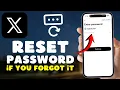 Forgot Your X Password How to Recover Your Twitter Account Fast