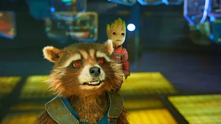 rocket funny scenes in hindi groot funny scene in hindi rocket racoon best dialogues 