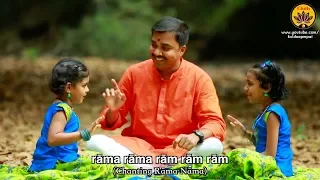 ram ram bhajan vande guru paramparaam baby niranjana and baby bhakti hiranmayi