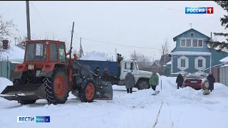 Свыше 1000 кубометров снега вывезено с городских улиц за три последние дня