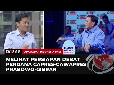 TKN Ungkap Persiapan Prabowo Jelang Debat Perdana