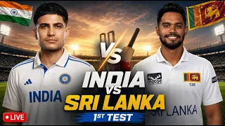 Live: India vs Sri Lanka, 1st Test Day 1 | Live Cricket Match Today | IND vs SL Live | Watchalong