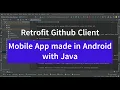 Retrofit Github Client with Android in Java