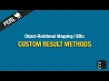 Object-Relational Mapping Custom Result Methods Perl DBIx Tutorial